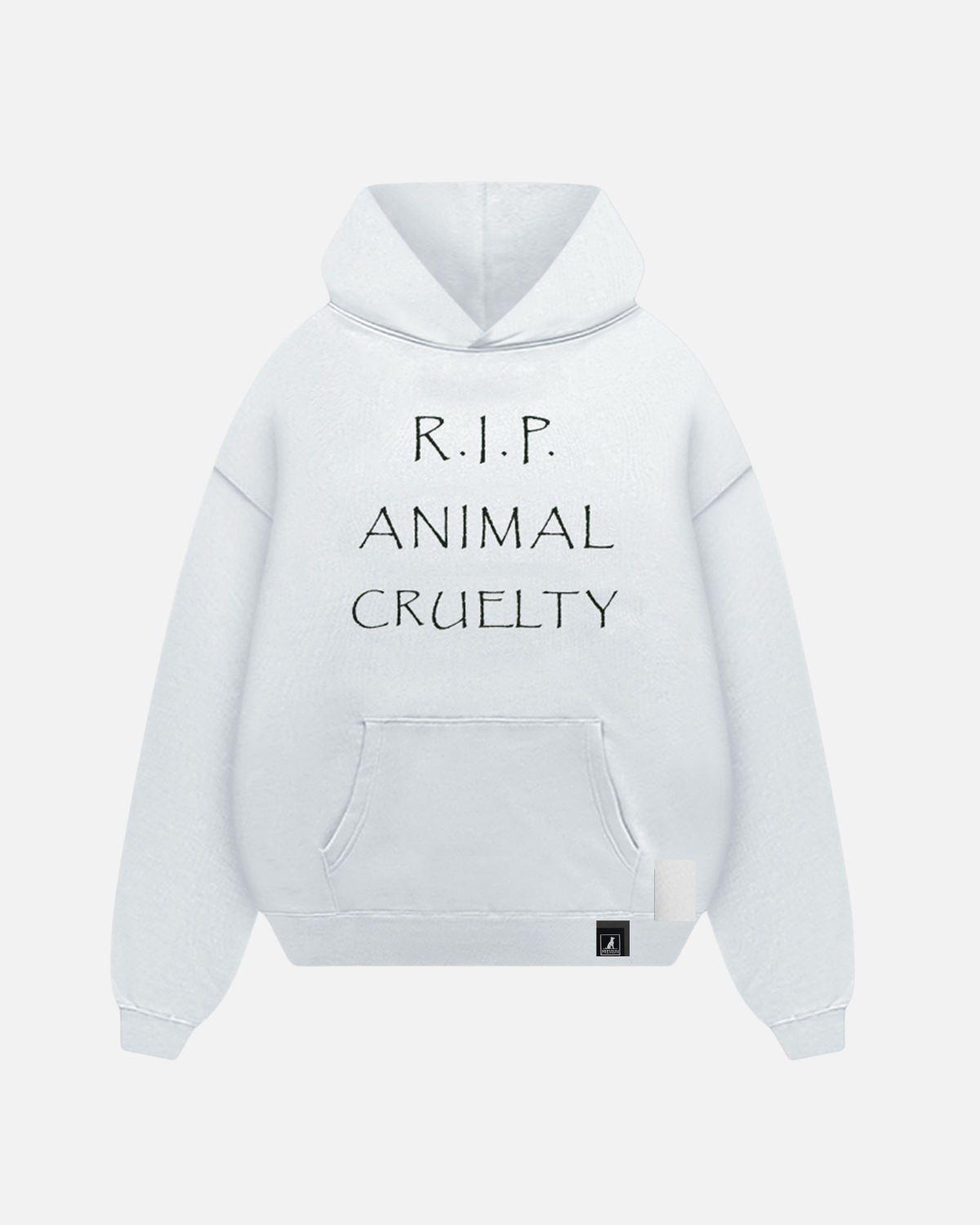 R.I.P. Animal Cruelty Blanco Relax Hood
