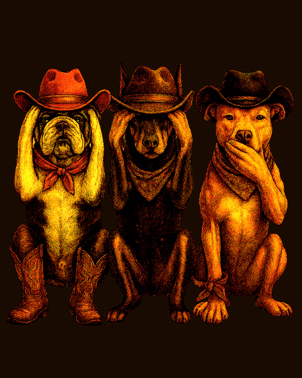 No Evil Cowboys Cypress Relax Crew - FLÌ PÊP™