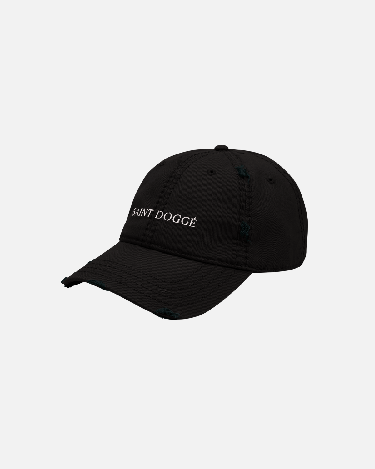 Distressed Logo Cotton Twill