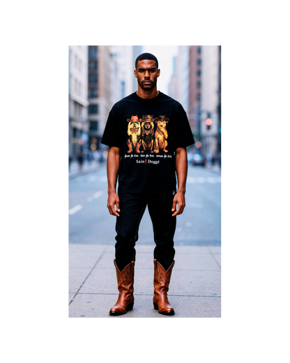 Outlaw Trinity Black Relax Tee