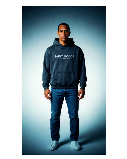 The Accent Black Relax Fit Hoodie