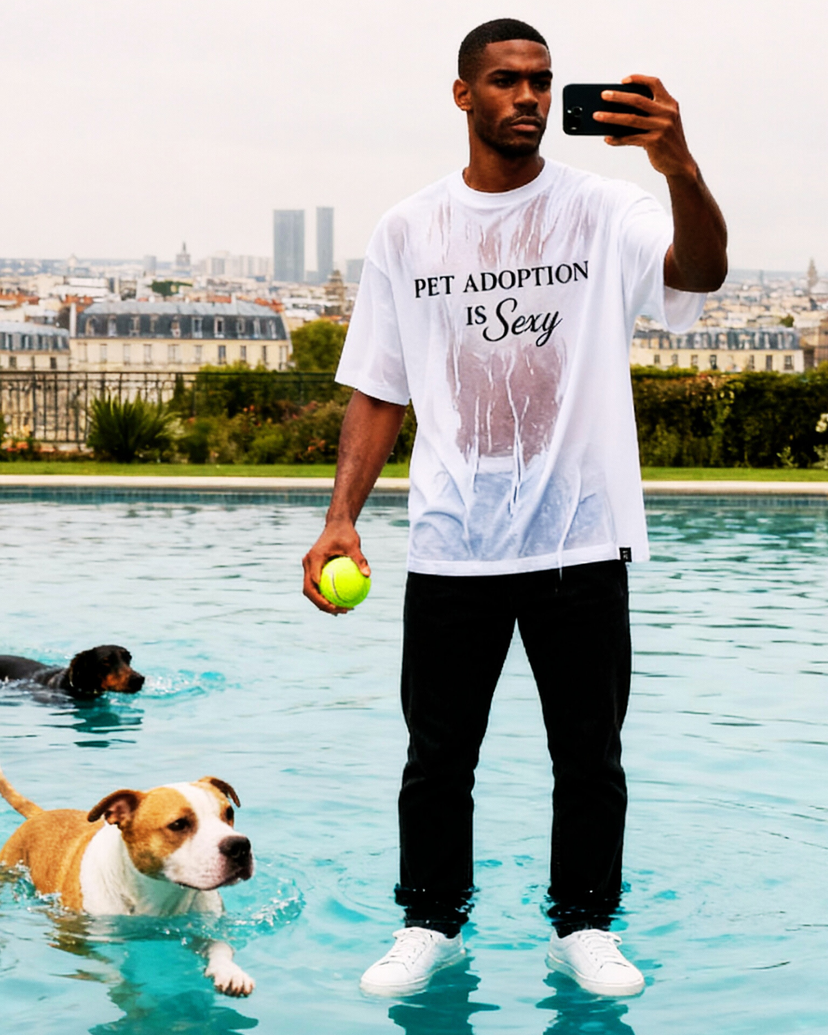 Pet Adoption is Sexy White Relax Tee