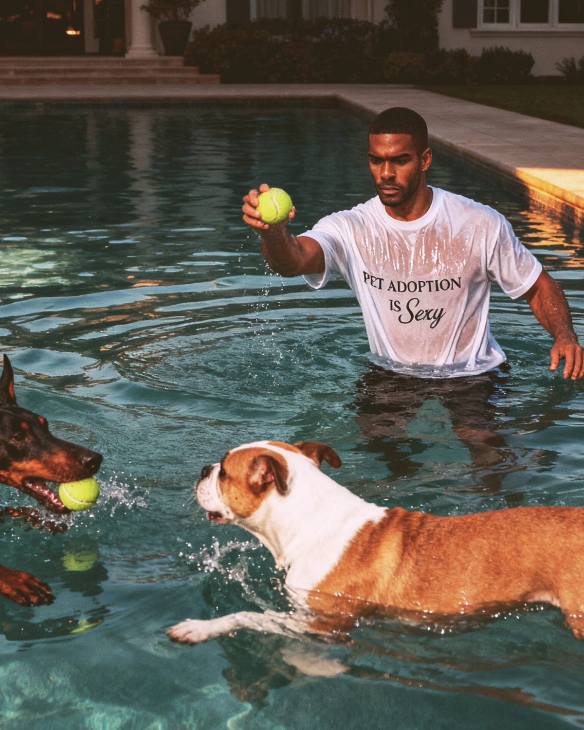 Pet Adoption is Sexy White Relax Tee