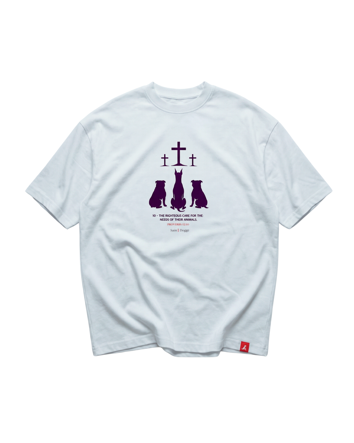 Trinity Crosses White Premium Tee - FLÌ PÊP™