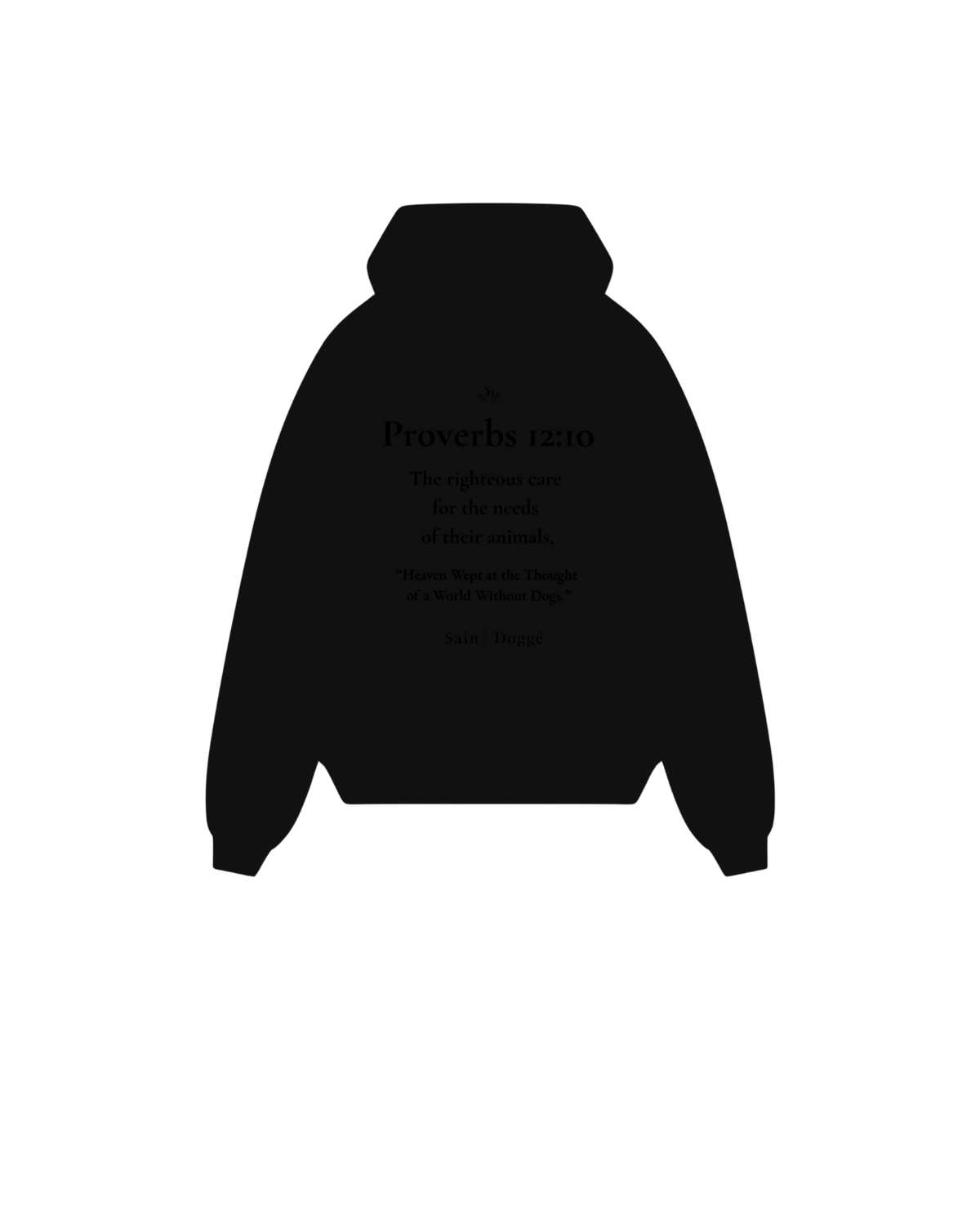 The Guardian Black Relax Fleece Hoodie - FLÌ PÊP™