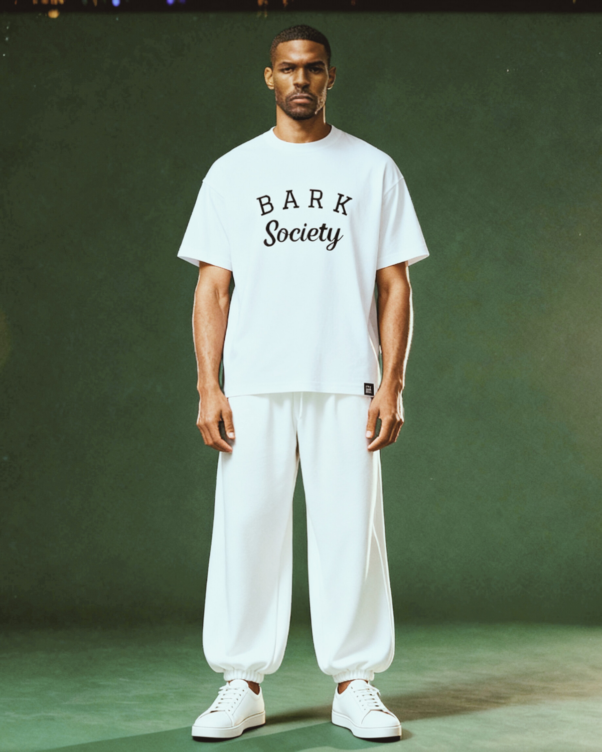 Bark Society White Relax Cotton Tee