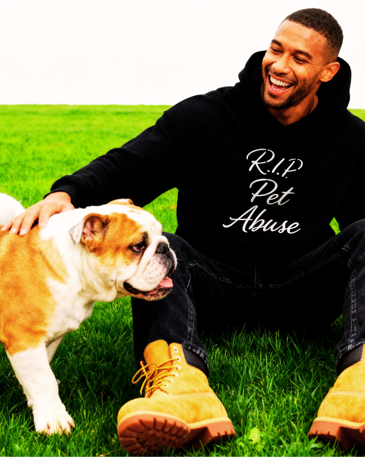 RIP Pet Abuse Black Relax Hoodie