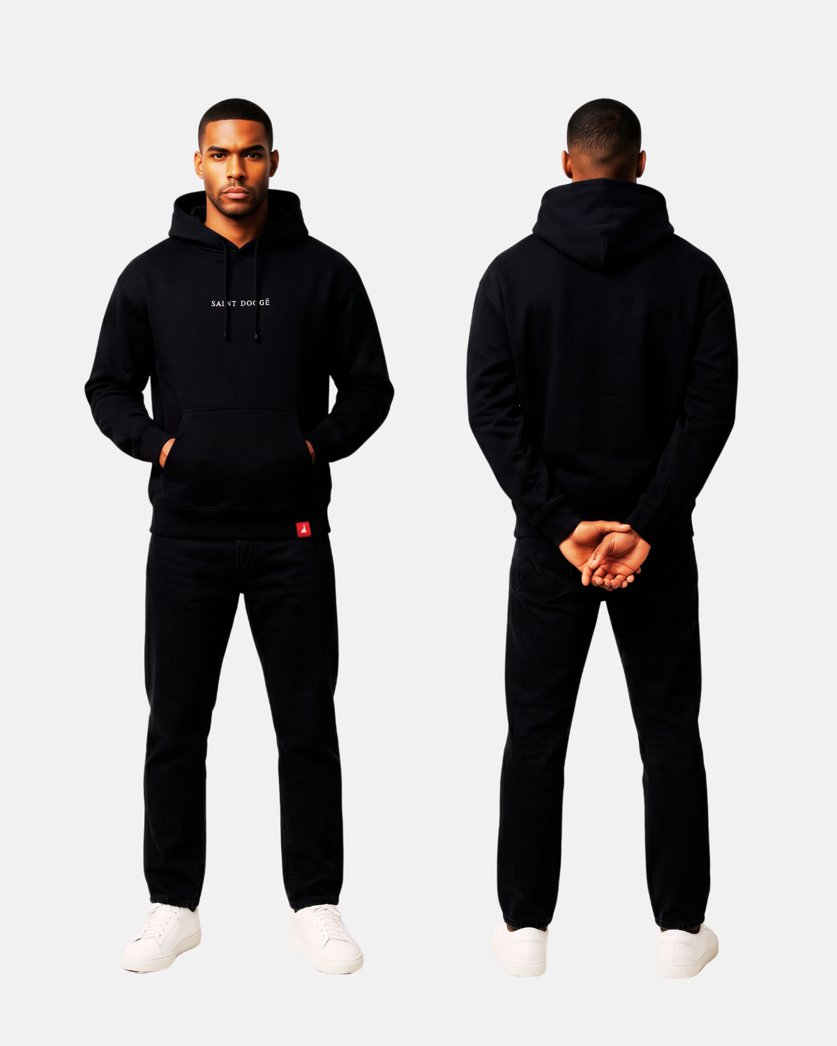 The Foundation Black Hoodie - FLÌ PÊP™
