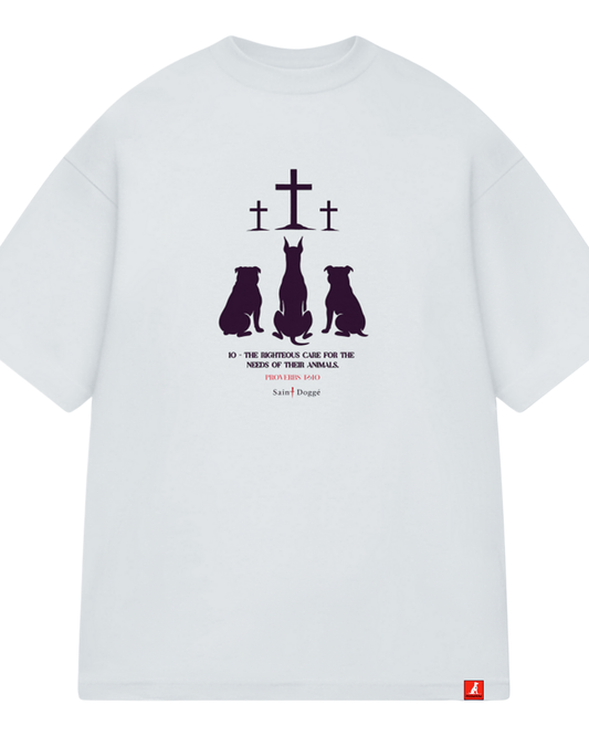 Trinity Crosses White Premium Tee - FLÌ PÊP™