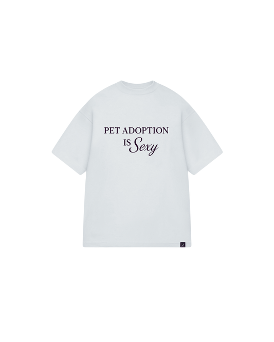 Pet Adoption is Sexy White Relax Tee