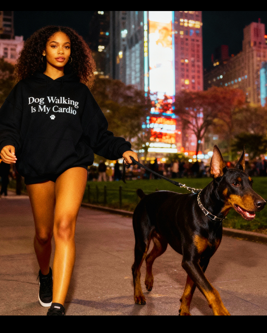 Dog Walker Relax Fit Soft Fleece Hoodie - FLÌ PÊP™