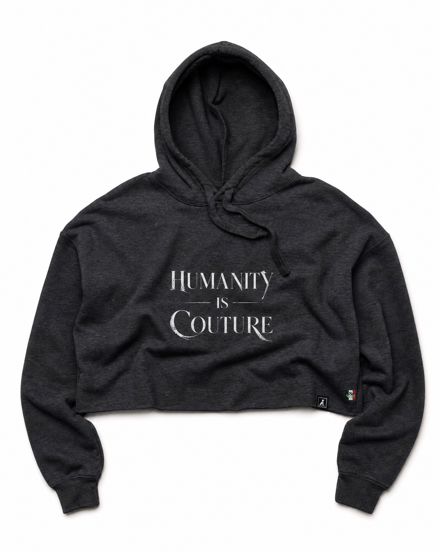 Humanity is Couture Bella Crop Fleece Hoodie