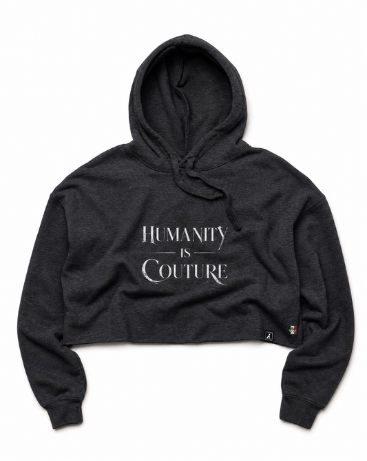 Humanity is Couture Bella Crop Fleece Hoodie