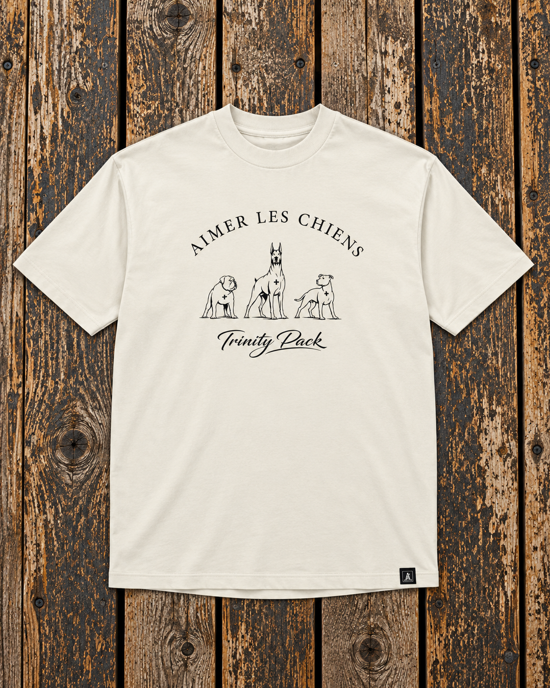 Trinity Crest Cream Relax Tee