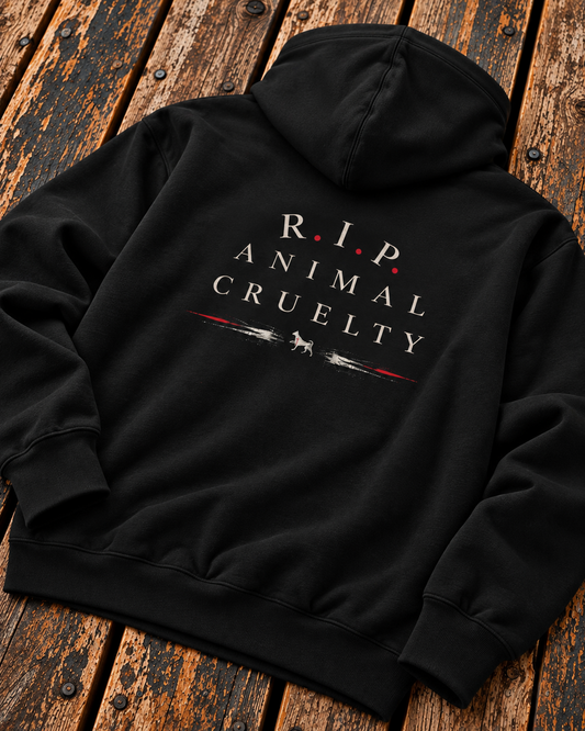 R I P Animal Cruelty Premium Hoodie - FLÌ PÊP™