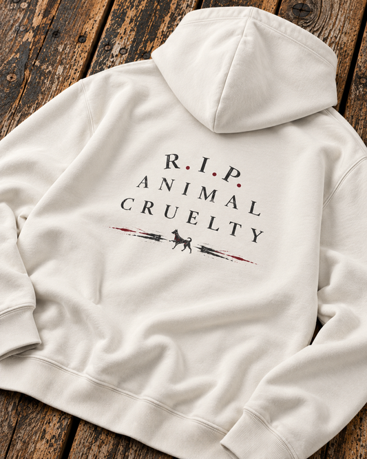R I P Animal Cruelty Premium Hoodie - FLÌ PÊP™