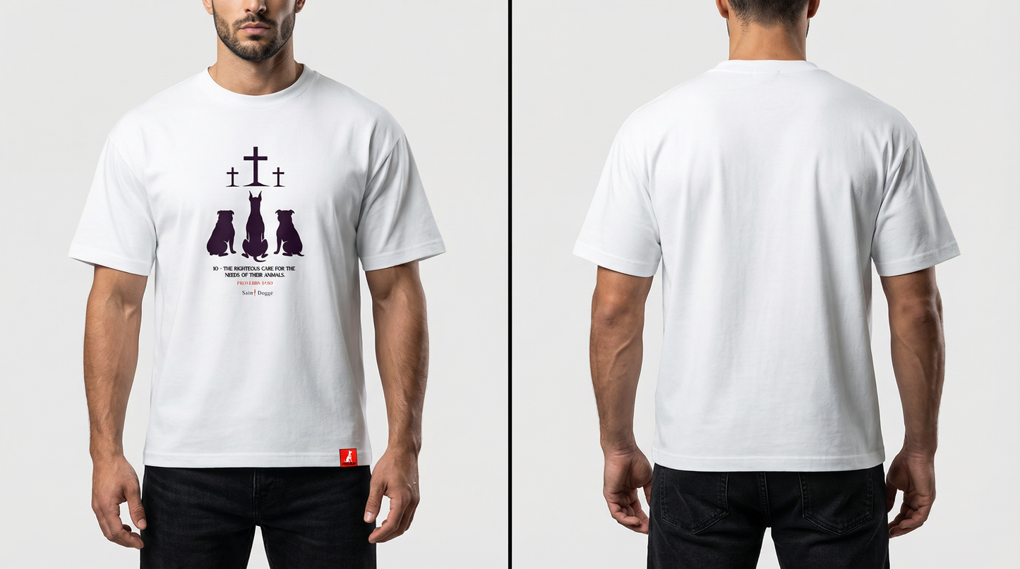 Trinity Crosses White Premium Tee - FLÌ PÊP™