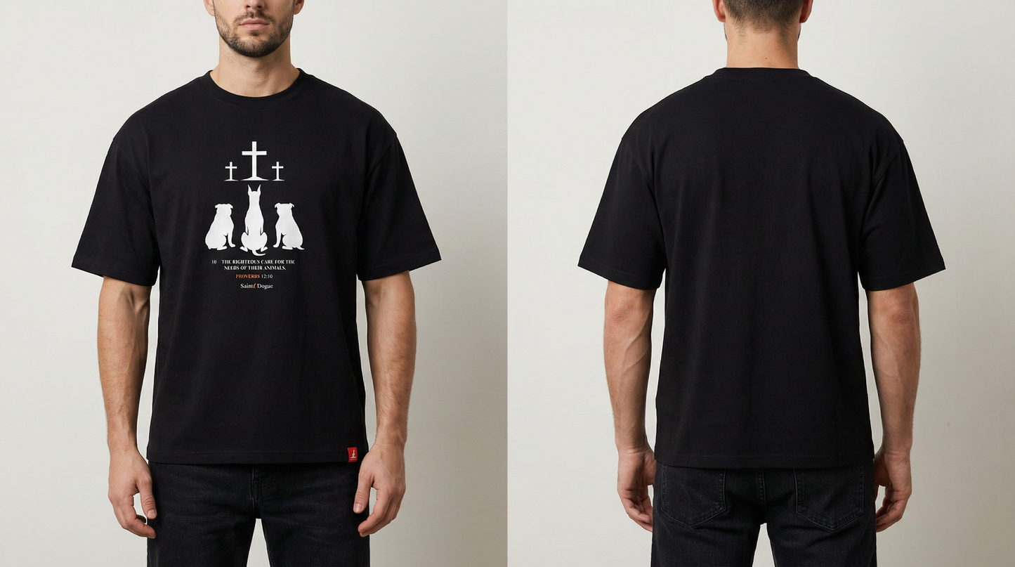 Trinity Crosses Black Premium Tee - FLÌ PÊP™