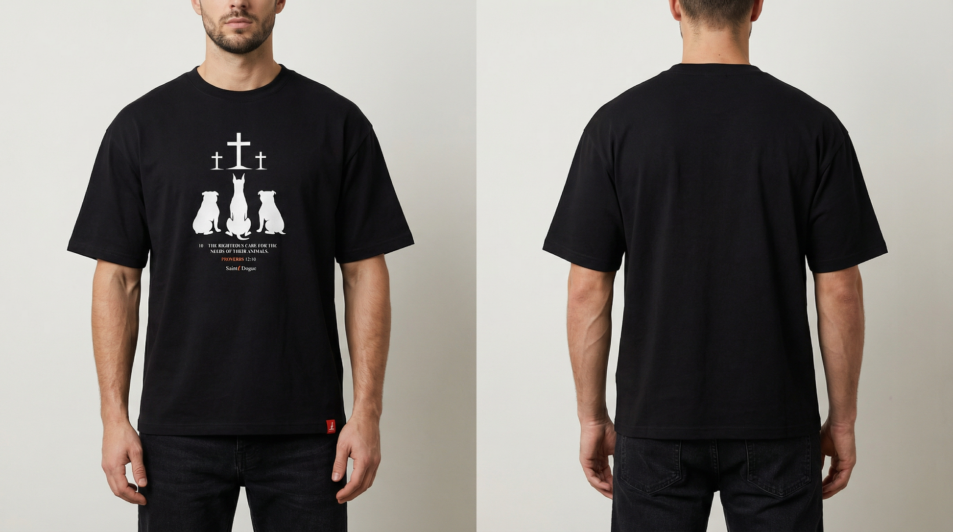 Trinity Crosses Black Premium Tee - FLÌ PÊP™