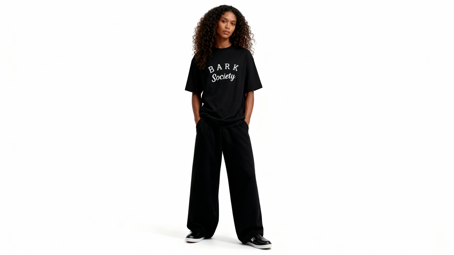 Bark Society Black Relax Cotton Tee