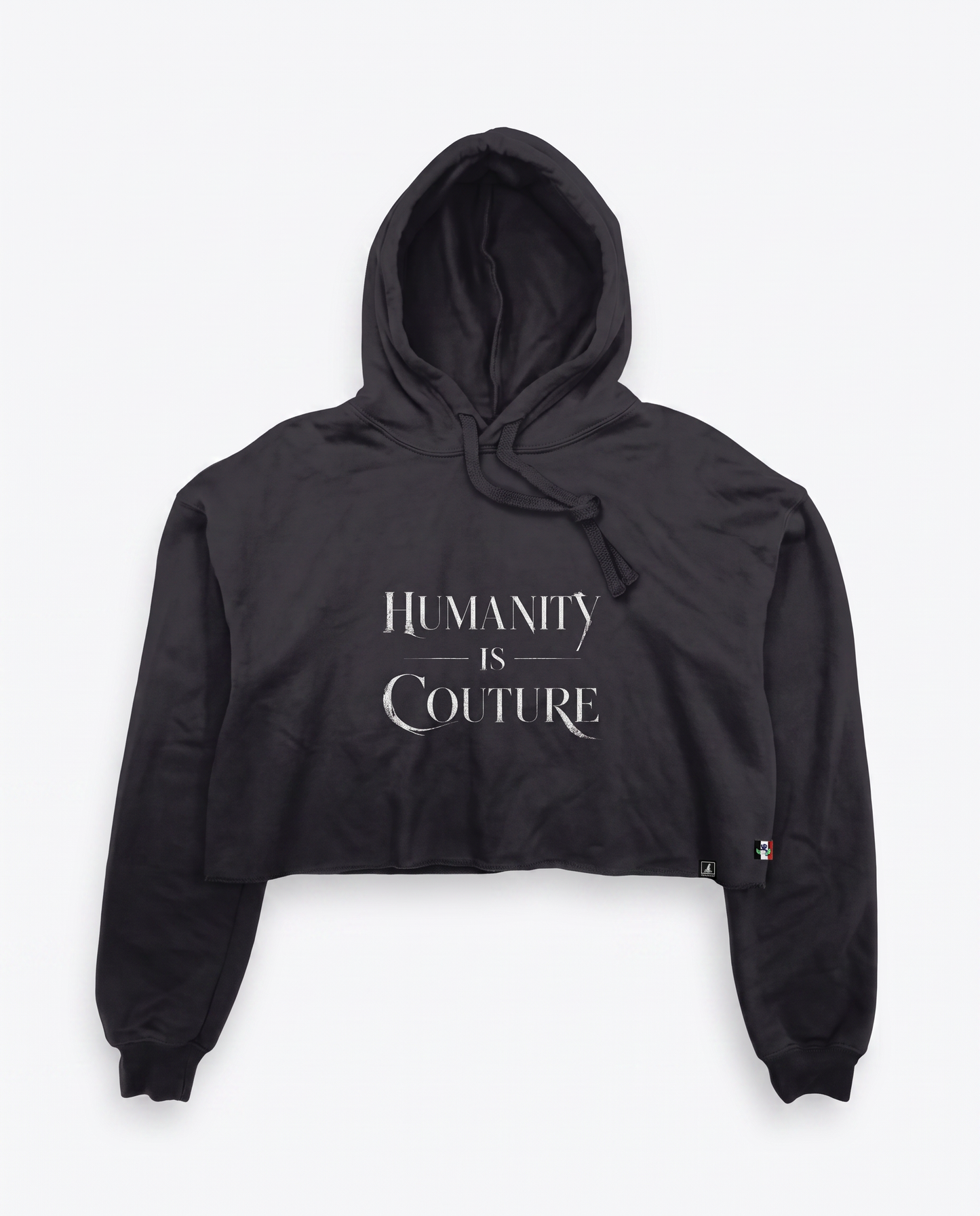 Humanity is Couture Bella Crop Fleece Hoodie