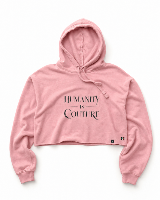 Humanity is Couture Bella Crop Fleece Hoodie