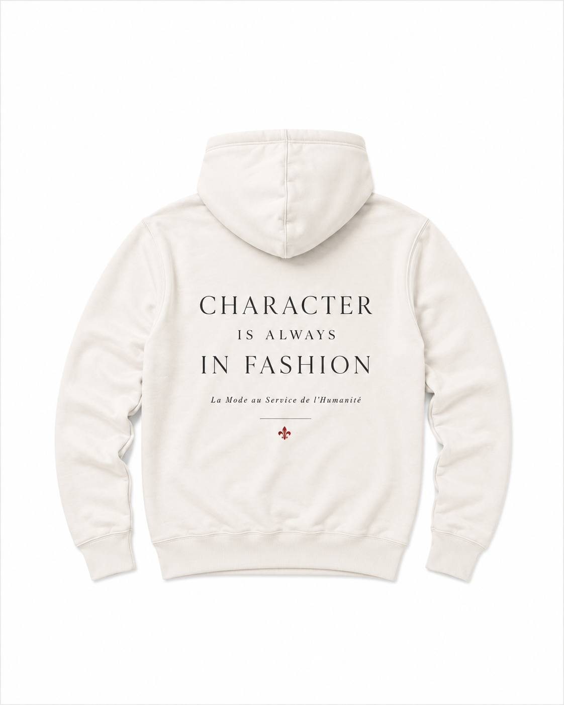 Character is Fashion independent pullover hoody