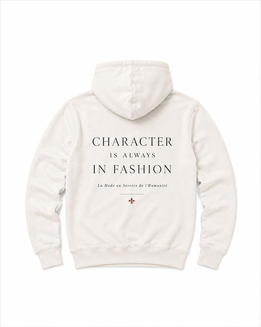 Character is Fashion independent pullover hoody