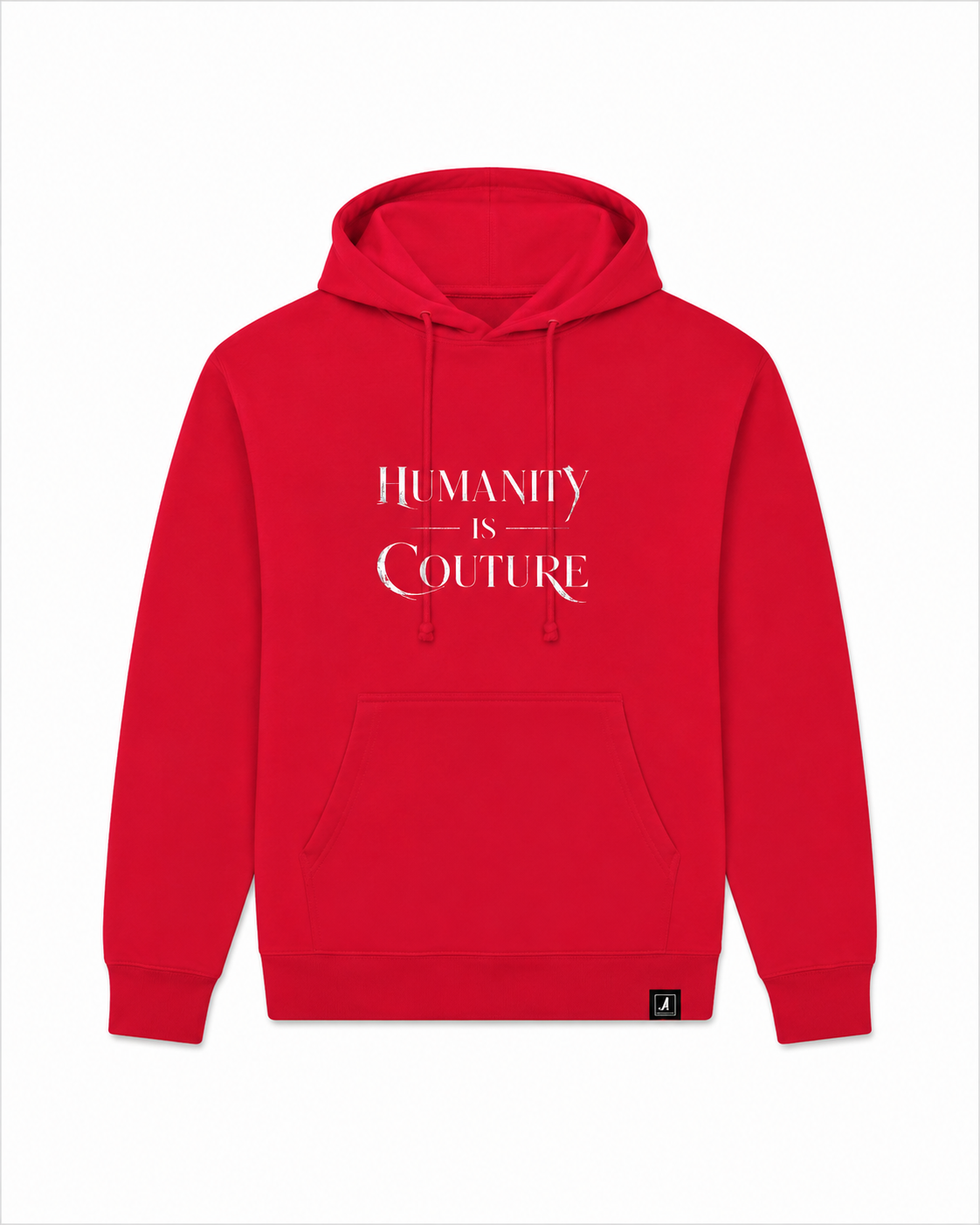 Humanity is Couture Red Hoodie