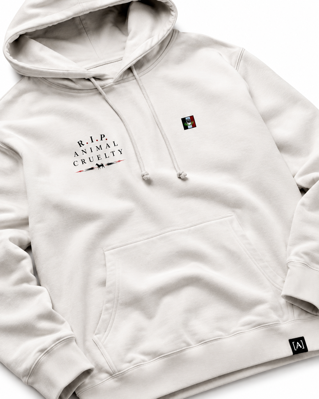 R I P Animal Cruelty Premium Hoodie