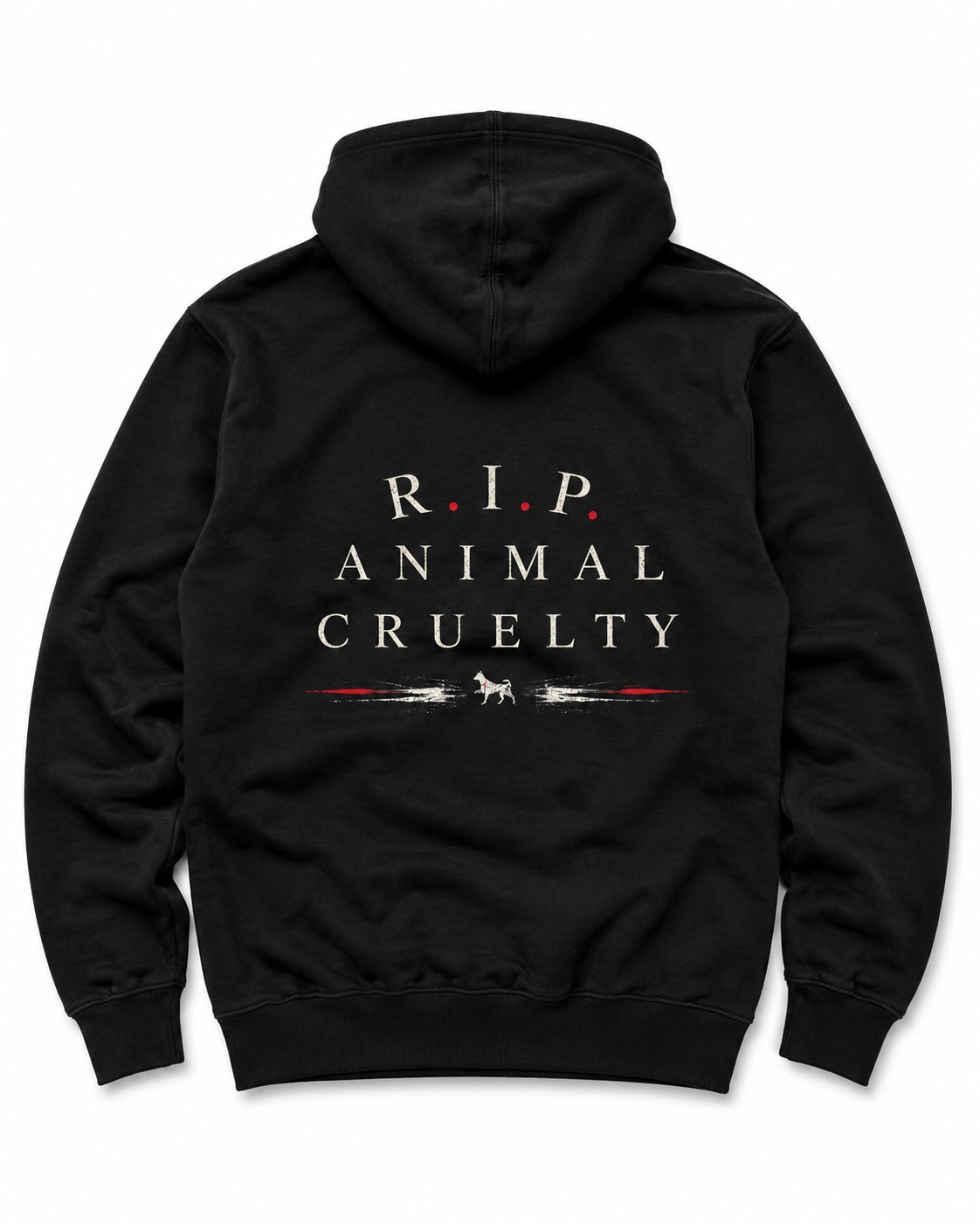 R I P Animal Cruelty Premium Hoodie