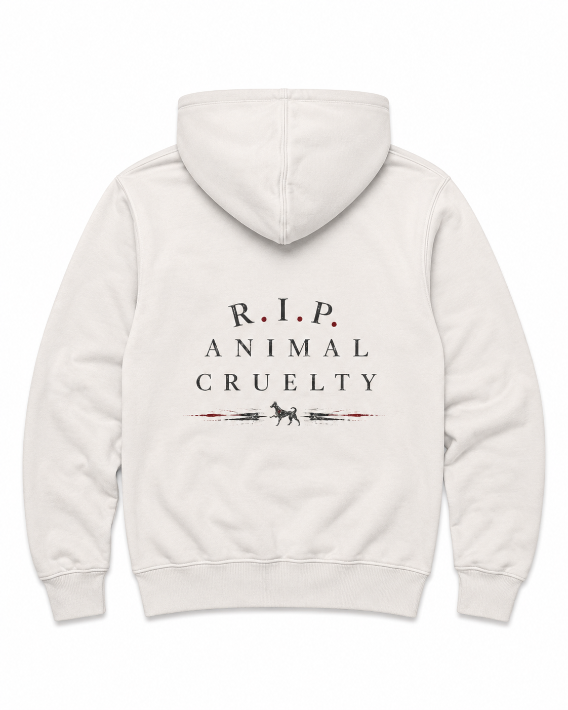 R I P Animal Cruelty Premium Hoodie