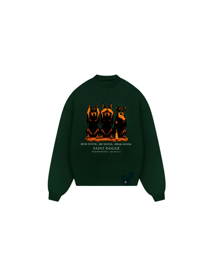 No Evil Forest Pullover Relax Crew