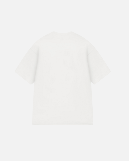 No Evil White Cotton Relaxed Fit Tee