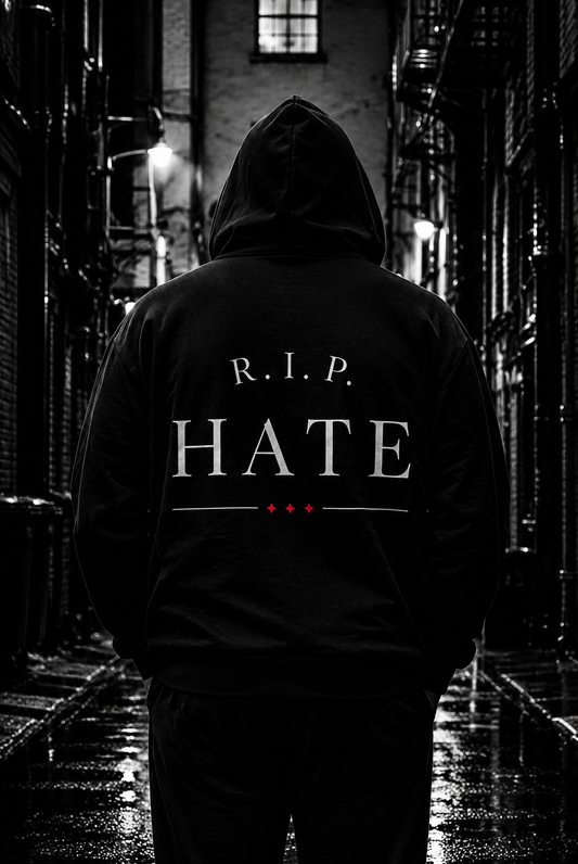 R.I.P. Hate Black Hoodie