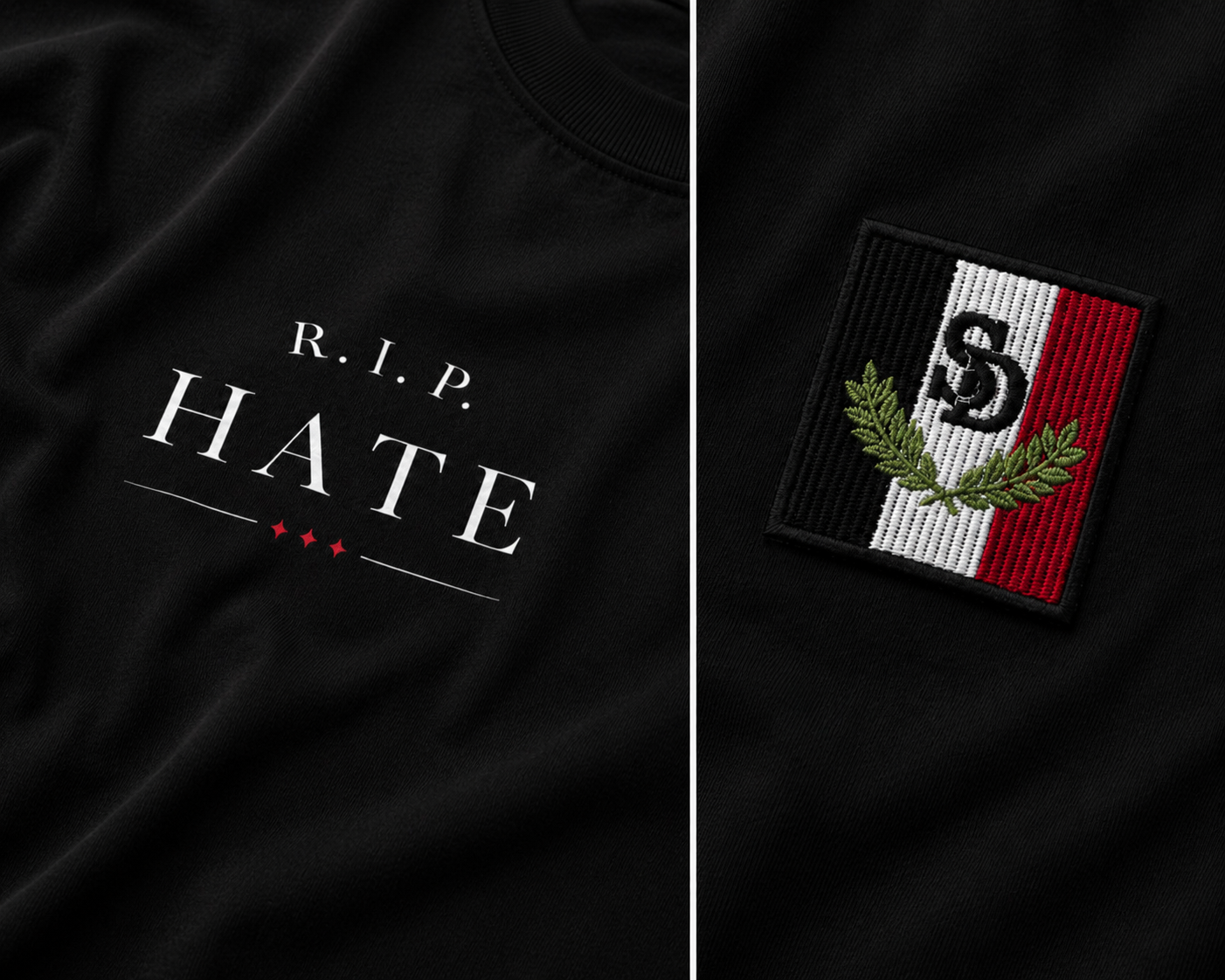 R.I.P. Hate Black Pullover Hoody