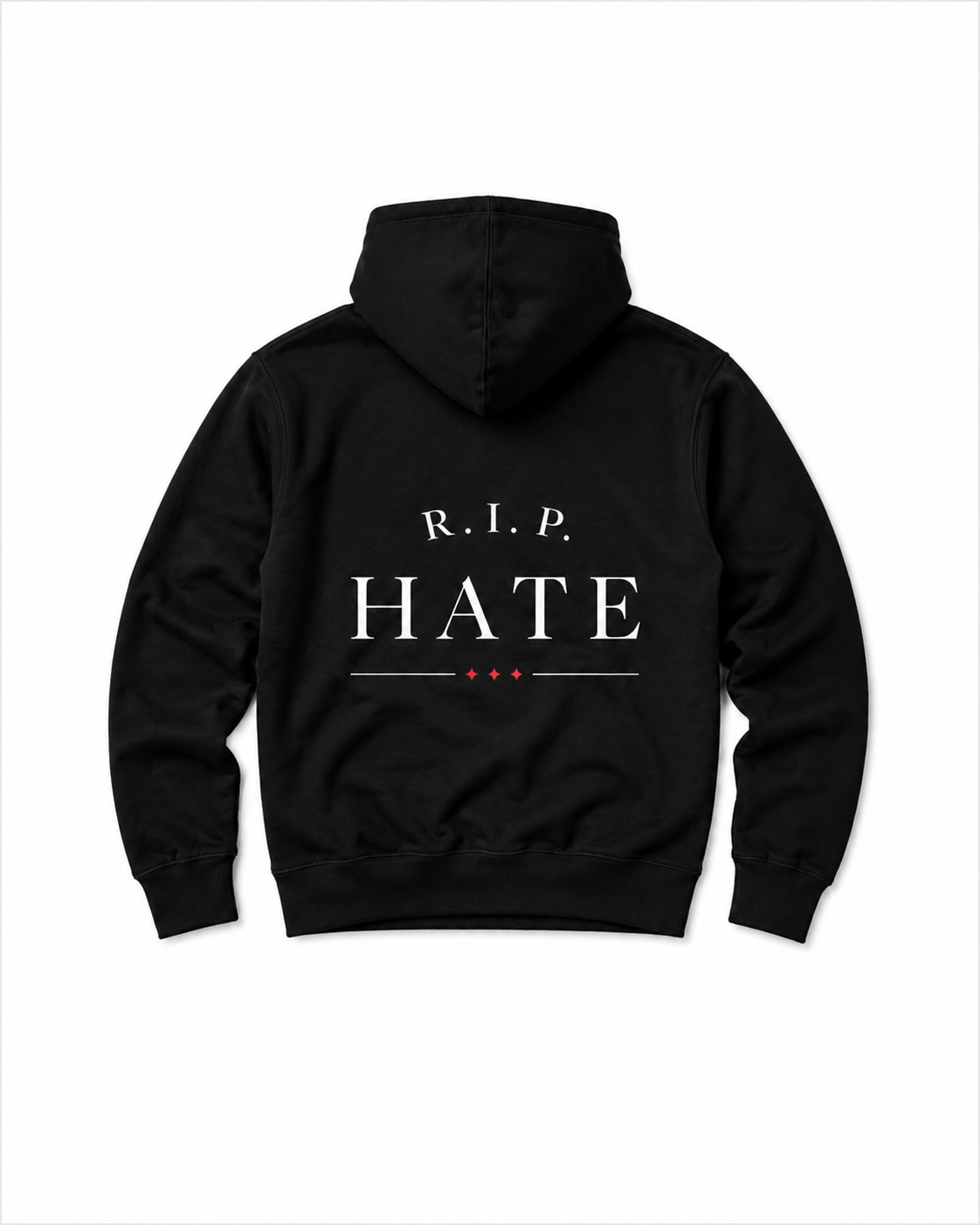 R.I.P. Hate Black Pullover Hoody