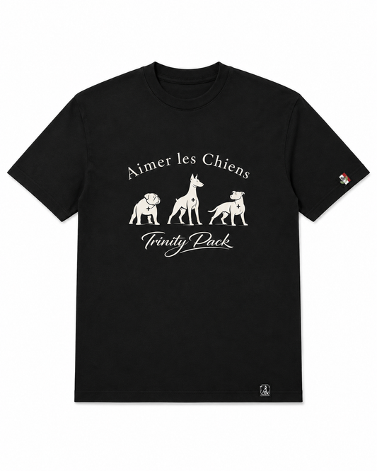 The Trinity Crest Black Relax Tee