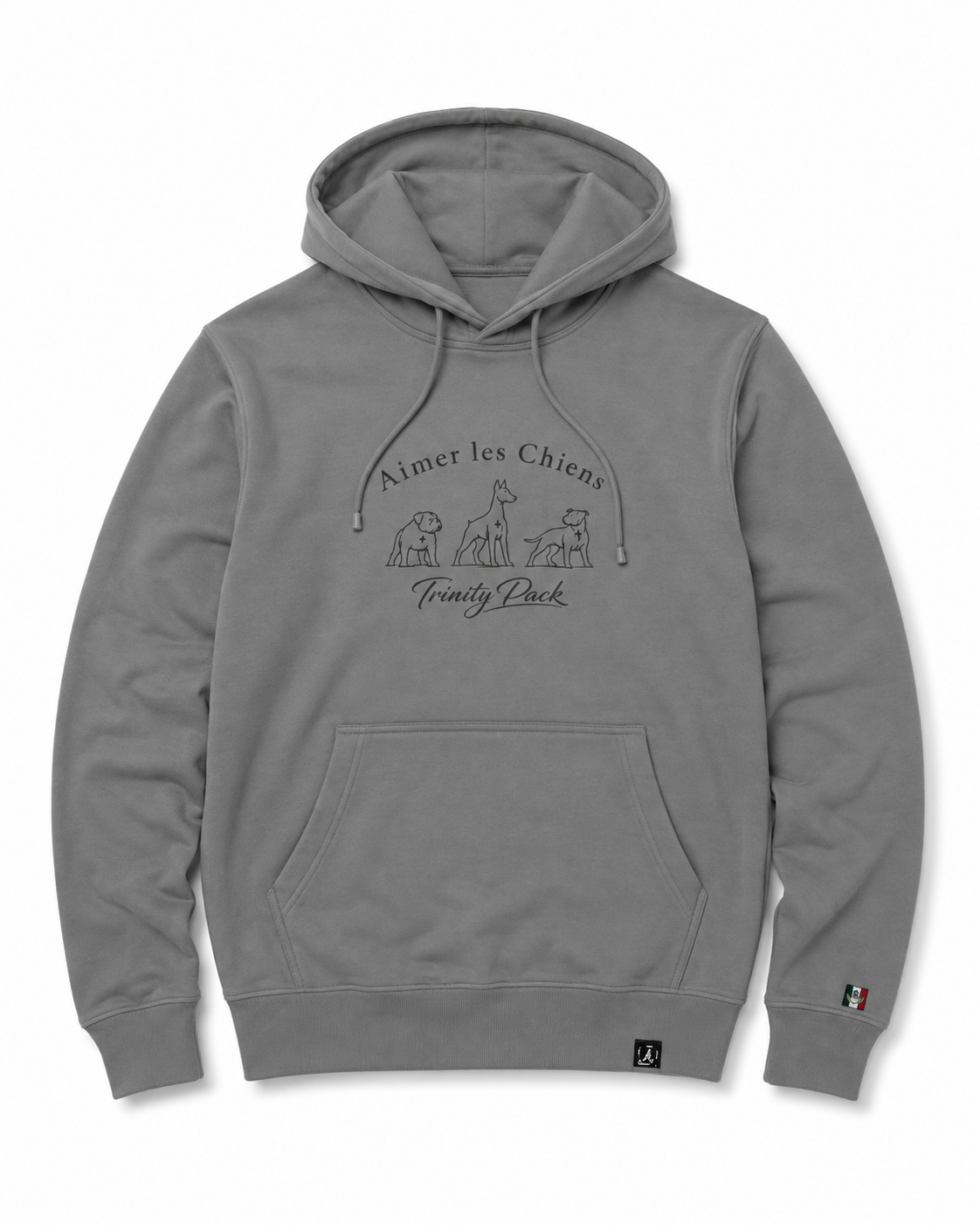 The Trinity Crest Charcoal Hoodie