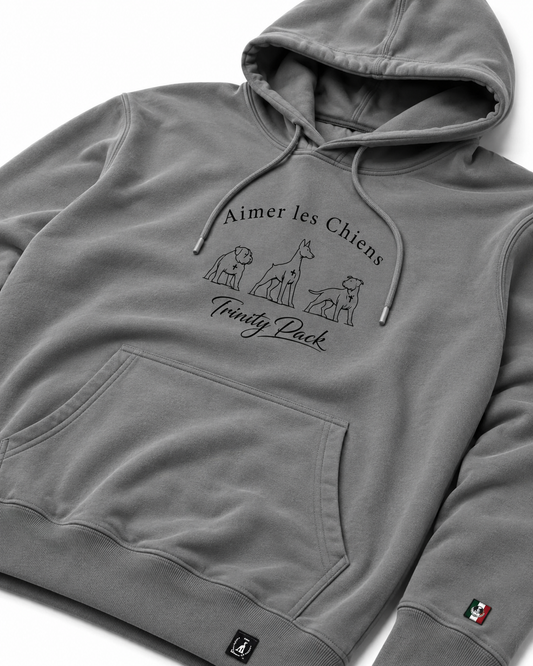 The Trinity Crest Charcoal Hoodie