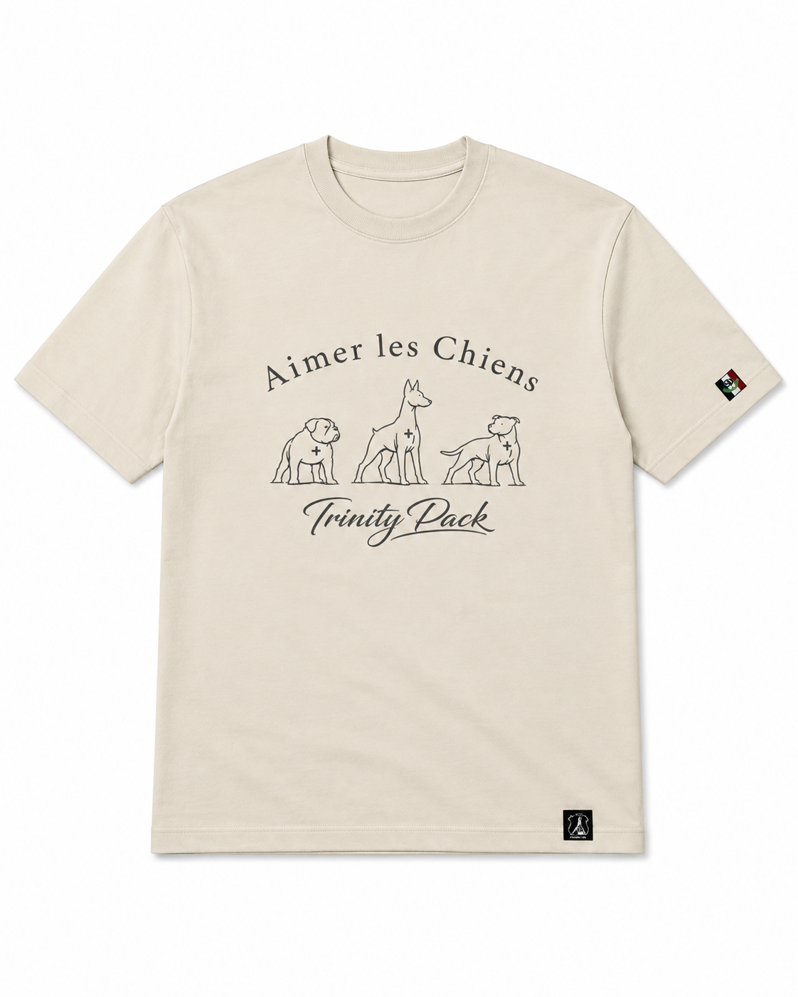The Trinity Crest Cream Tee