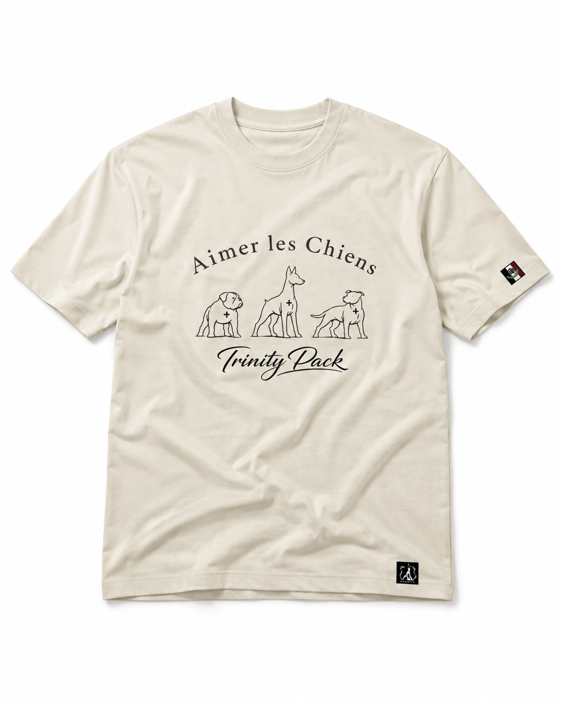 The Trinity Crest Cream Tee